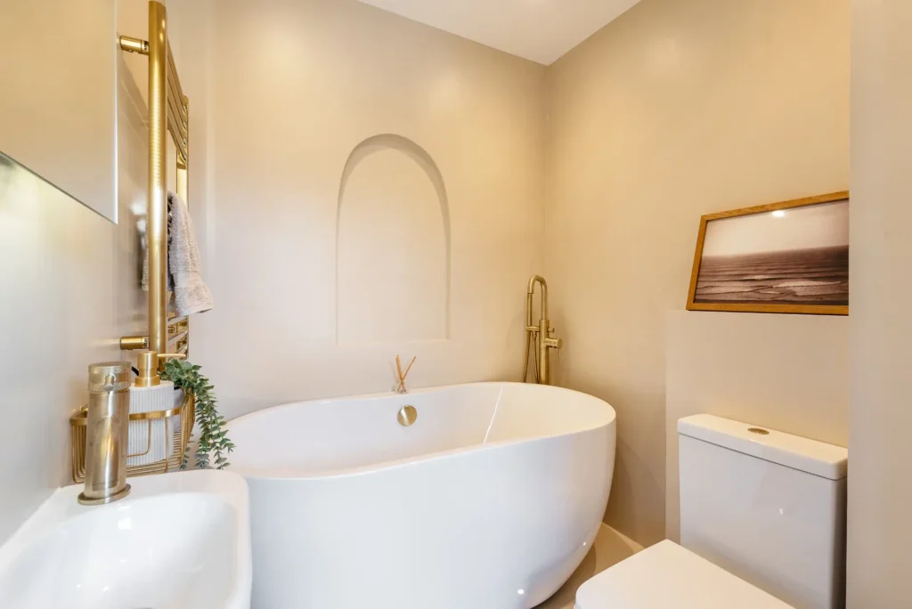 bathroom plastering in Cornwall