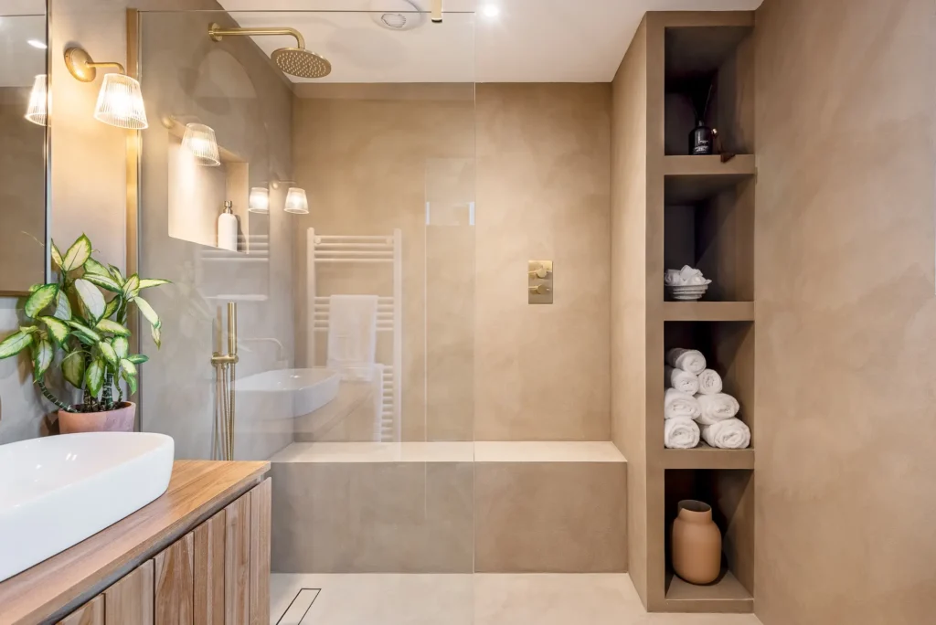 bathroom plastering in Cornwall