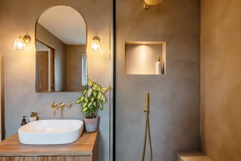 bathroom plastering in Cornwall